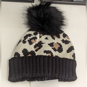 Francesca's Shiraleah Chicago Leopard Print Winter Hat NWT!